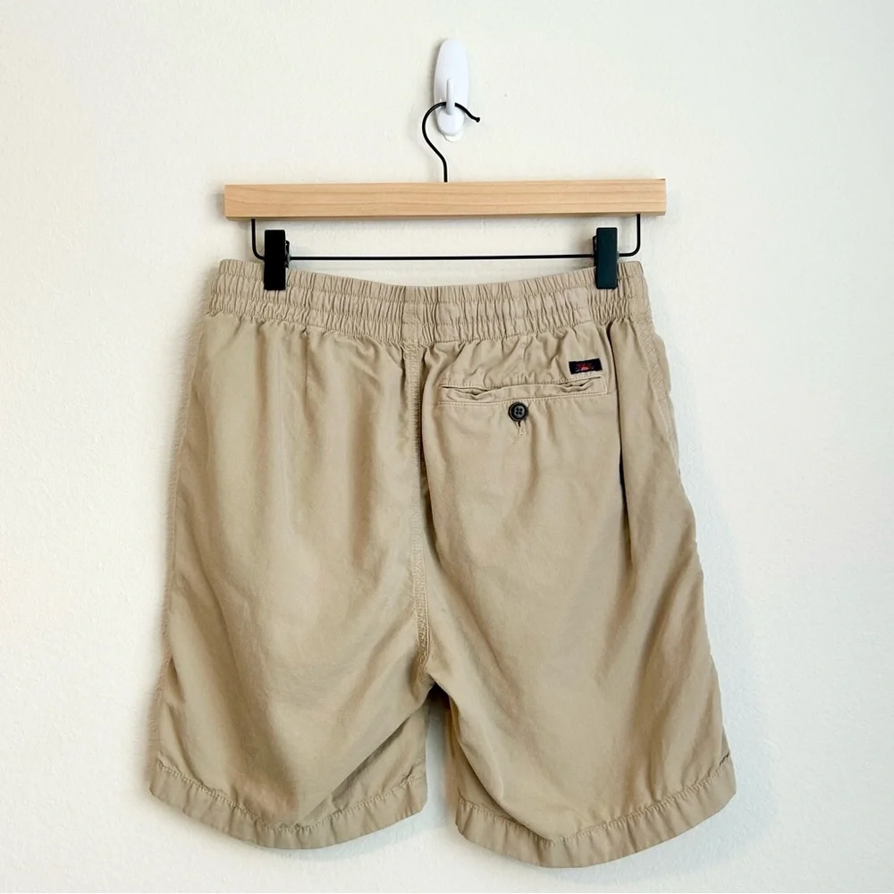 Faherty Men’s Marty Cloud Cotton Shorts Pima Cotton Khaki, Size Small